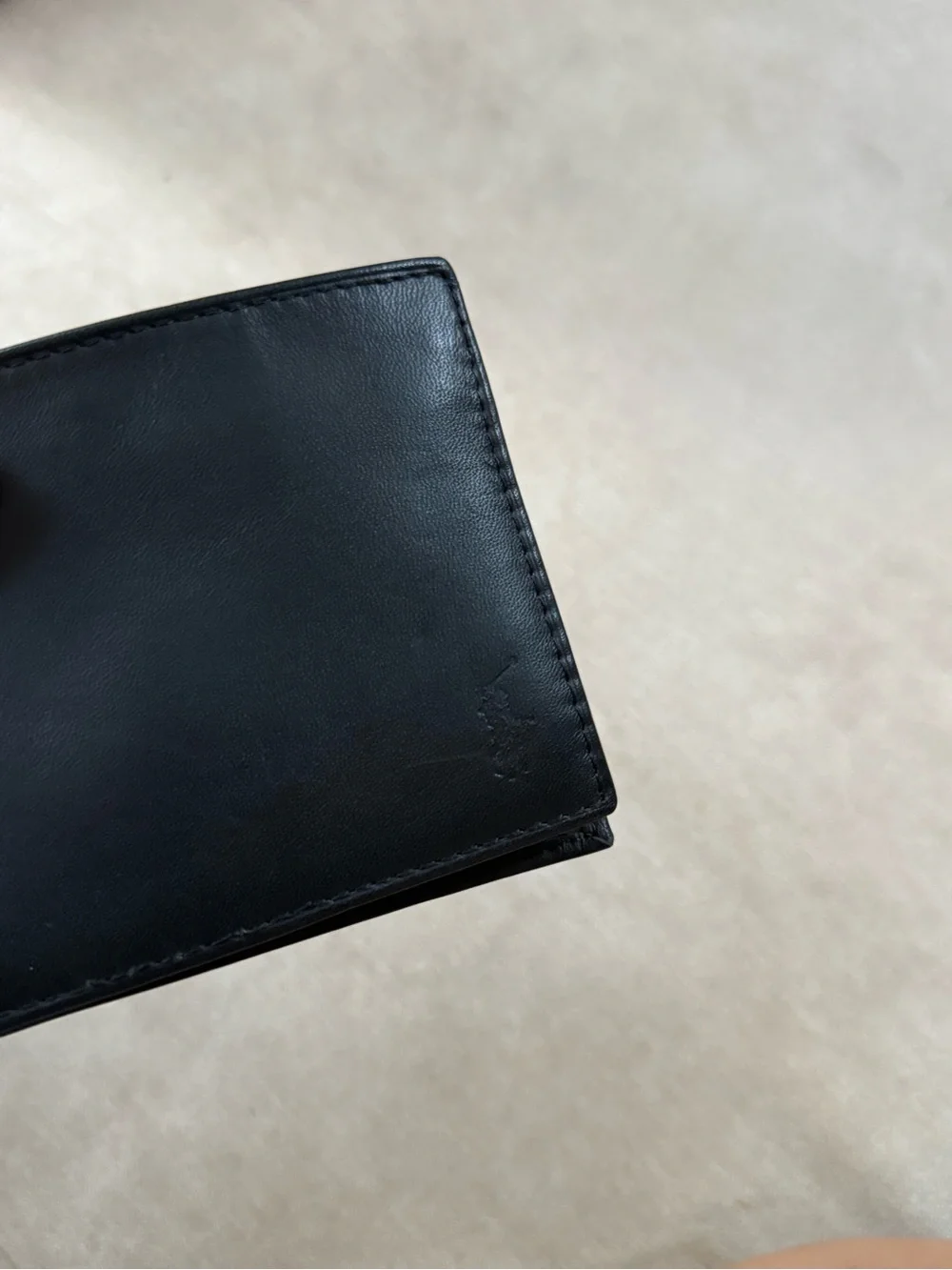 Polo Ralph Lauren classic leather bifold wallet